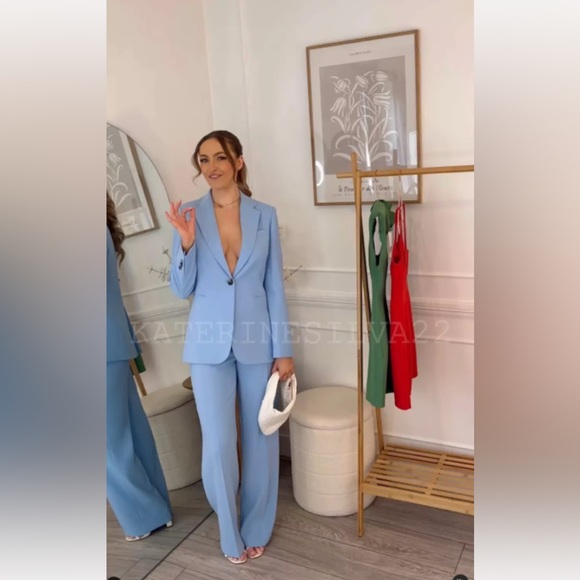 ZARA ZW COLLECTION STRAIGHT LEG PANTS - Picture 6 of 16